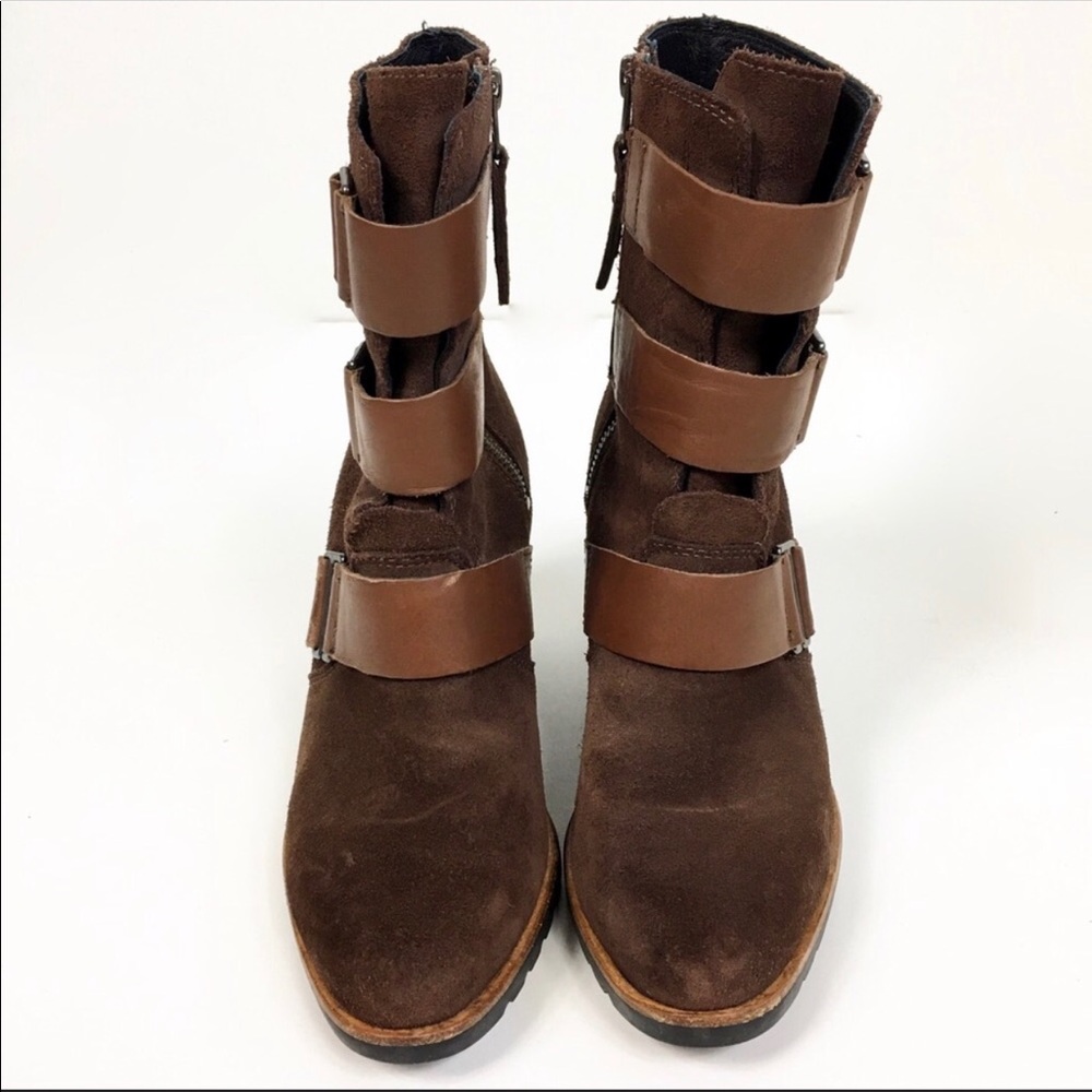 Sorel “After Hours” wedge bootie